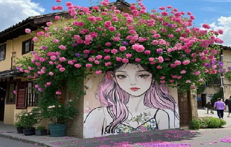 乐至怎么设计网红打卡墙绘