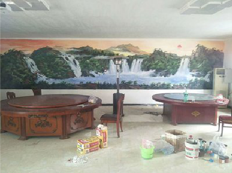 乐至墙绘-写实风景