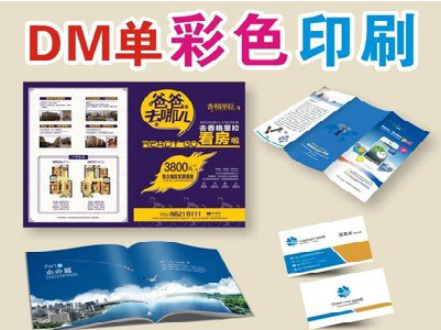 乐至单页印刷,色彩搭配简单。