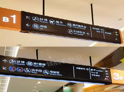 乐至如何通过商场标识牌引导客流分布?